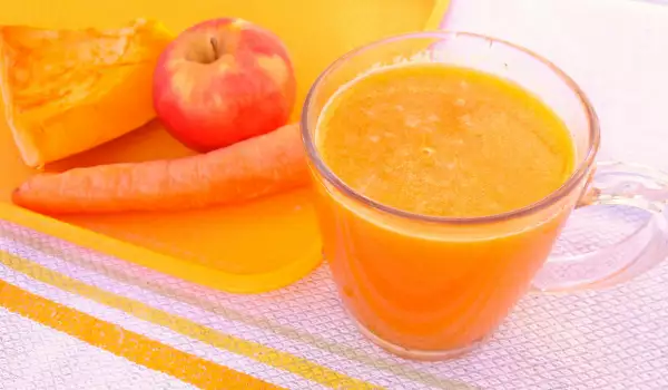 Бета-каротинов сок с тиква и моркови за зрението