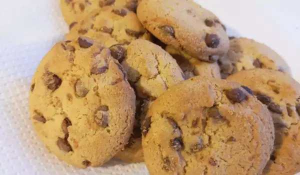 Какаови бисквити с фъстъчено масло