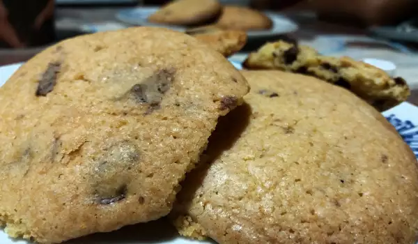 Лесни бисквити с парченца шоколад