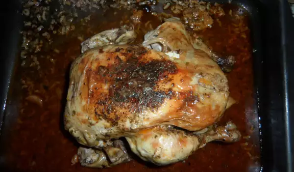 Най-вкусното печено пиле на фурна