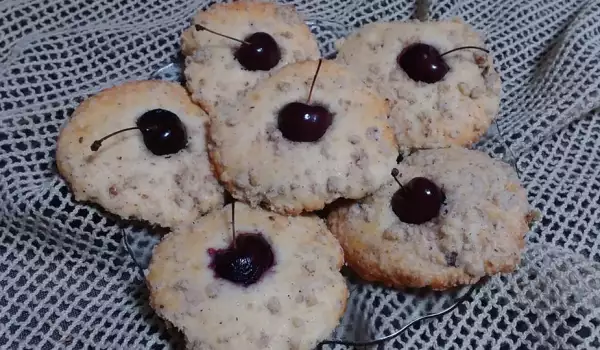 Крамбъл-бисквити с череши