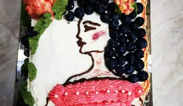 Торта Дамата с хризантемите