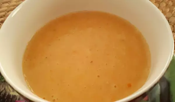 Детска супа от червена леща