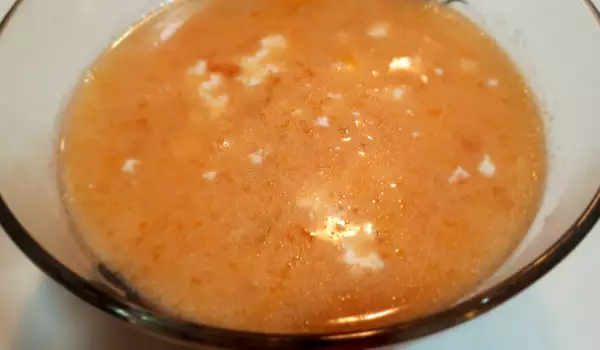 Доматена супа със сирене за бебе