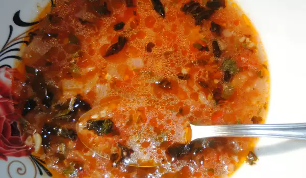 Доматена супа с домати от консерва