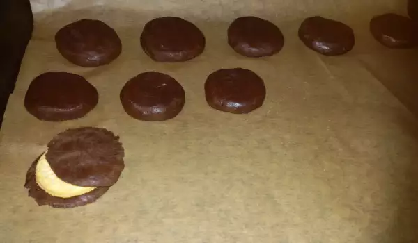 Двойни какаови бисквити