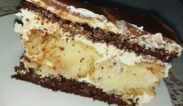Еклеровата торта на Яни с шоколад