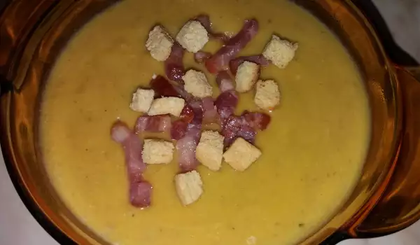 Гъбена крем супа с тиква