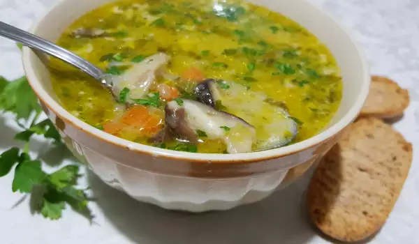 Гъбена супа с шийтаке