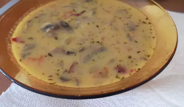 Бабината гъбена супа