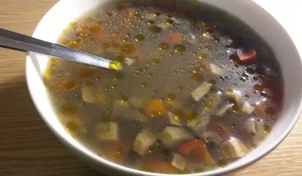 Гъбена супа с киноа