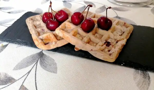 Сладки гофрети с череши