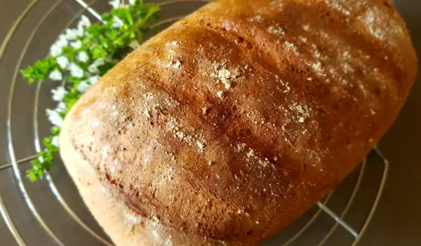Бързо хлебче с два вида брашно