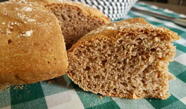 Пълнозърнест хляб с натурален квас