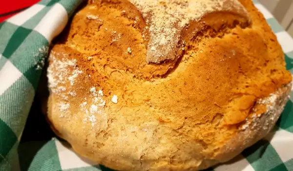 Селски хляб със спелта и бяло брашно