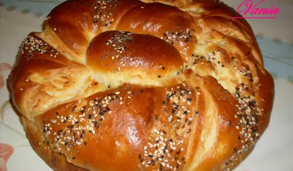 Мазен хляб със сирене