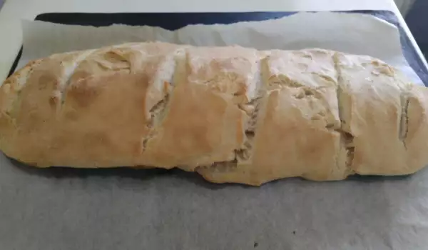 Домашен хляб с масло