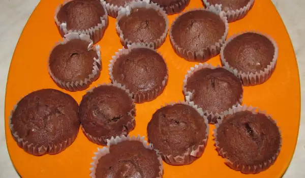 Вкусни и лесни какаови мъфини