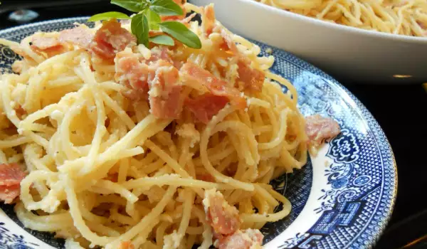 Спагети Карбонара - автентична рецепта, Рим