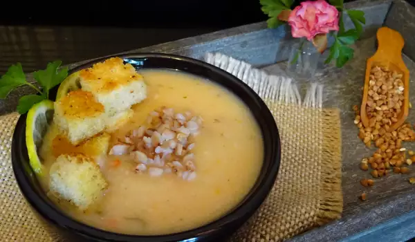 Картофена крем супа с елда