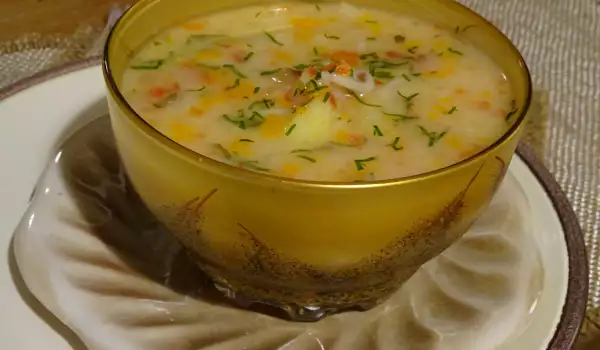 Картофена супа за дете