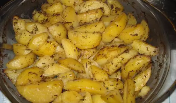 Картофи с чесън и горчица