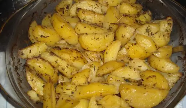 Картофи с чесън и горчица