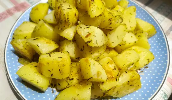 Сотирани картофи със самардала