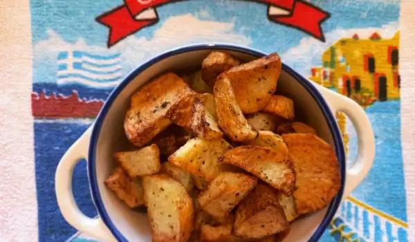 Пържени картофи по гръцки в еър фрайър