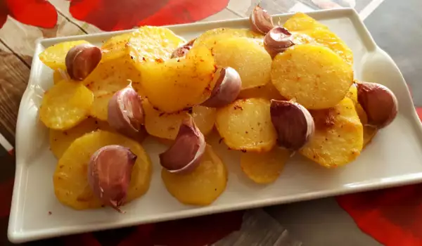Печени картофи на шайби