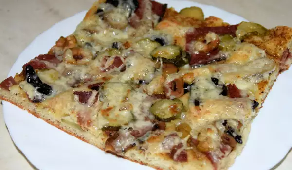 Кето пица с бадемово брашно