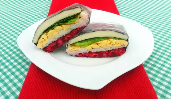 Вегетариански Сандвич Кимбап