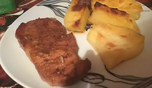 Свинско контрафиле с горчица и мед