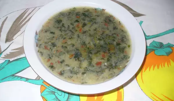 Копривена супа с картофи