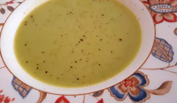 Крем супа от грах и праз