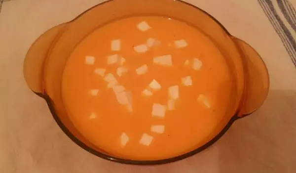 Крем супа с тиква и свежо сирене