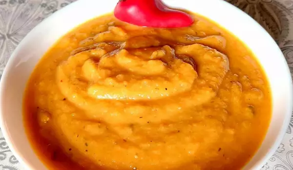 Диетична крем супа от тиква и тиквички