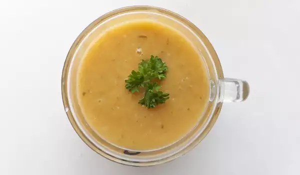 Крем супа от тиквички и батат