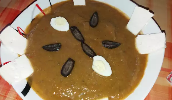 Крем супа от броколи в тенджерата под налягане