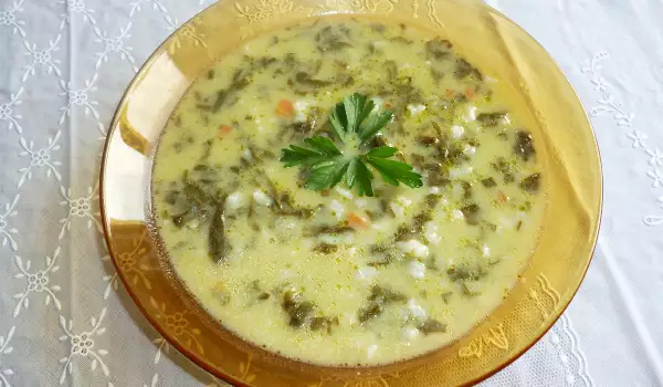 Лападена супа със застройка