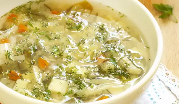 Супа със зеленчуци и ориз