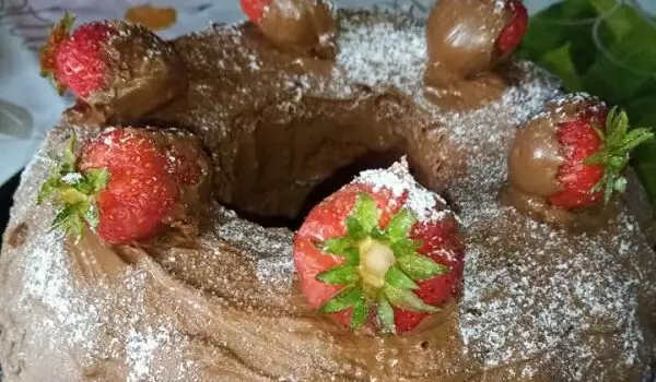 Лесен кекс с ягоди и шоколад
