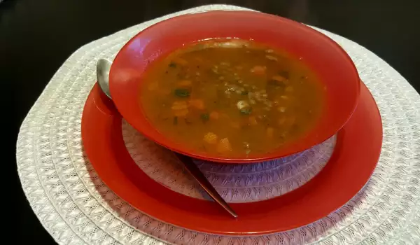 Супа от леща по манастирски