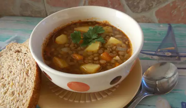 Супа от зеленчуци и леща