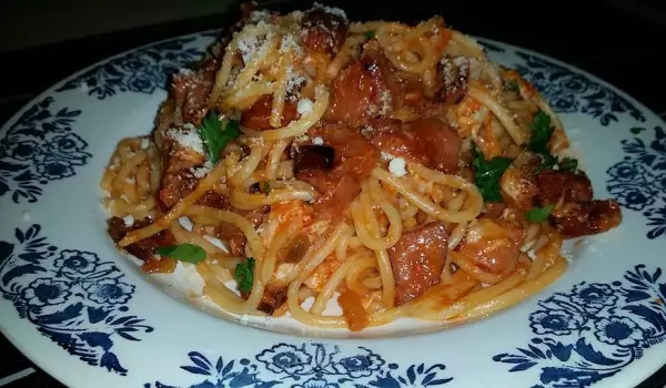 Лесни домашни спагети