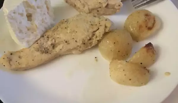 Пилешко филе с ливанска марината