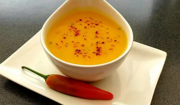 Крем супа от тиква с джинджифил