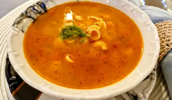 Зеленчукова супа с паста