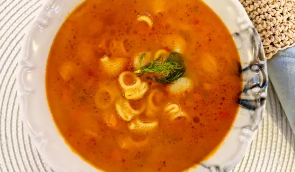 Зеленчукова супа с паста