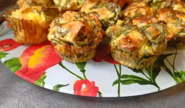 Банички мъфини с лапад и пълнозърнести кори